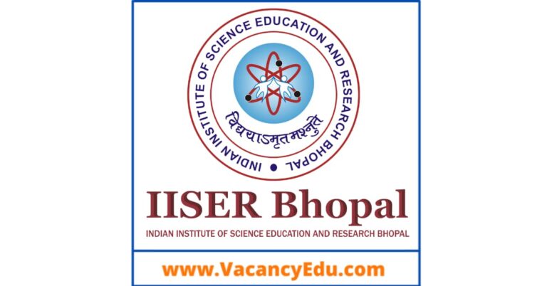 Junior Research Fellow Position Under DBT Funded Project at IISER Bhopal. India
